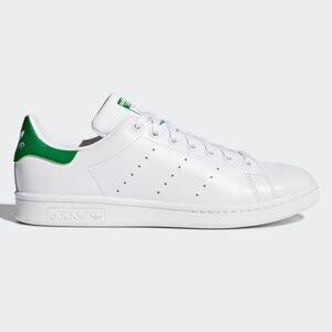 Adidas Stan Smith White and Green sneakers, 5.